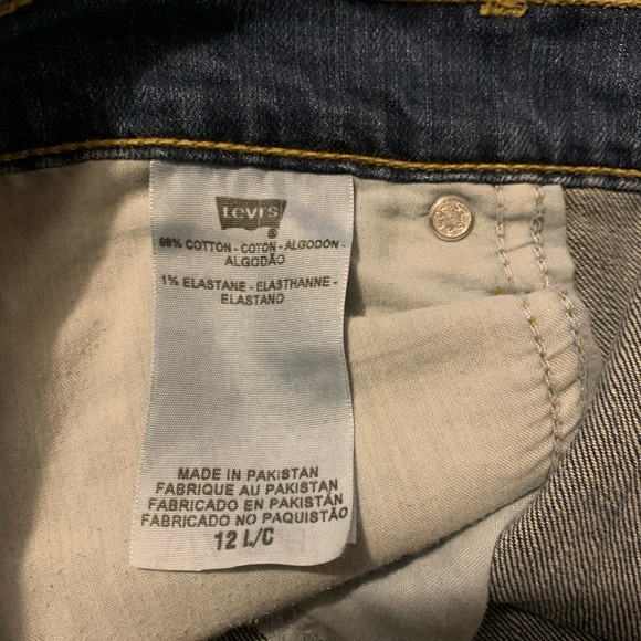 Levi’s 515 Low Boot Cut Denim Jeans Size 12 L/C Medium Wash Blue Bootcut - Picture 5 of 8